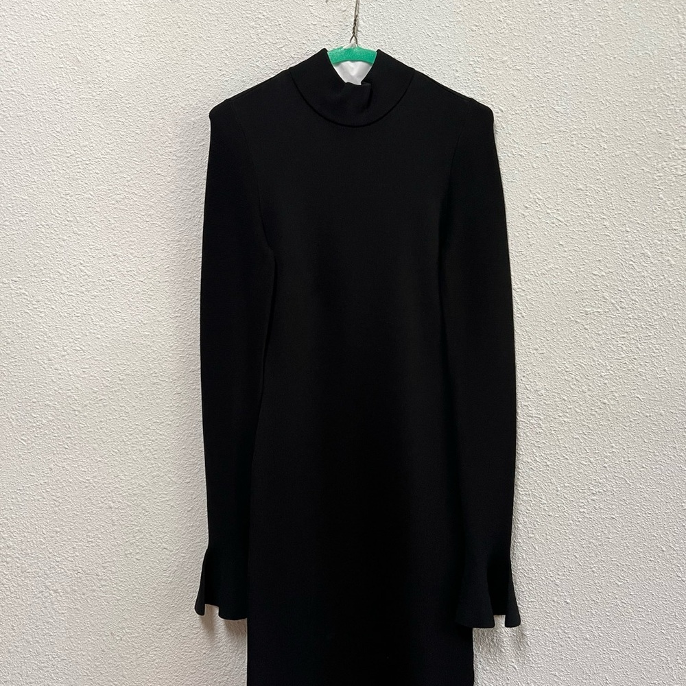 Michael Kors Black Long Sleeve Sheath Dress